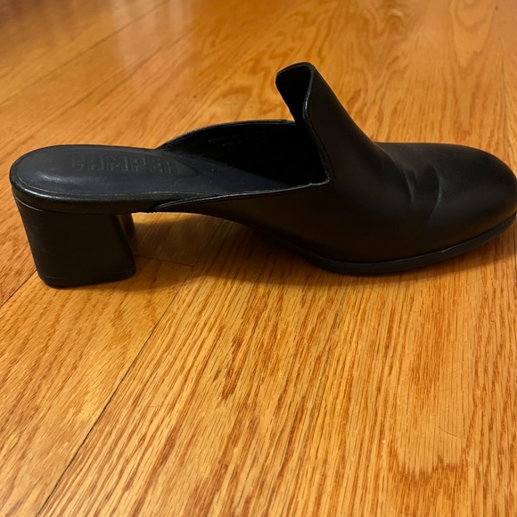 Camper Leather Heeled Clogs/Mules - Picture 2 of 3